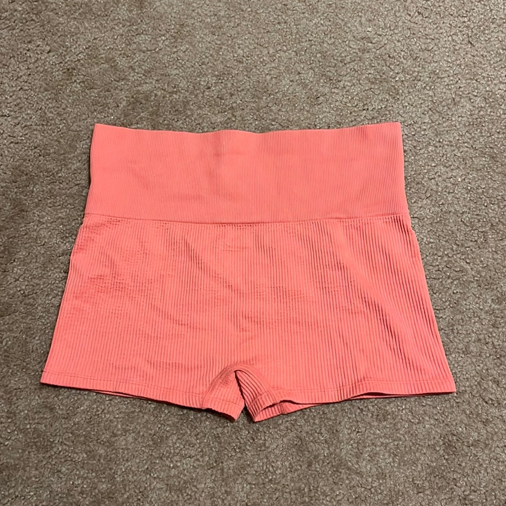 Colsie High Waisted Lounge Biker Short : Size Large